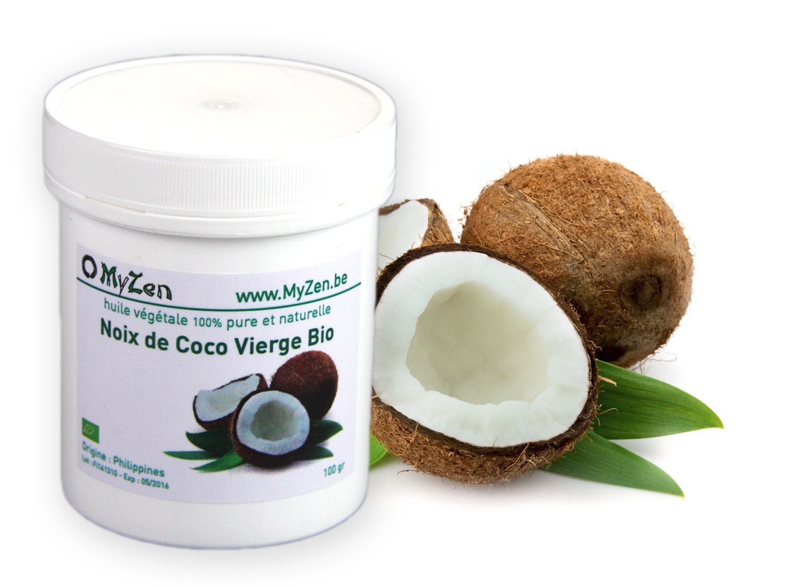 Huile végétale noix de coco bio