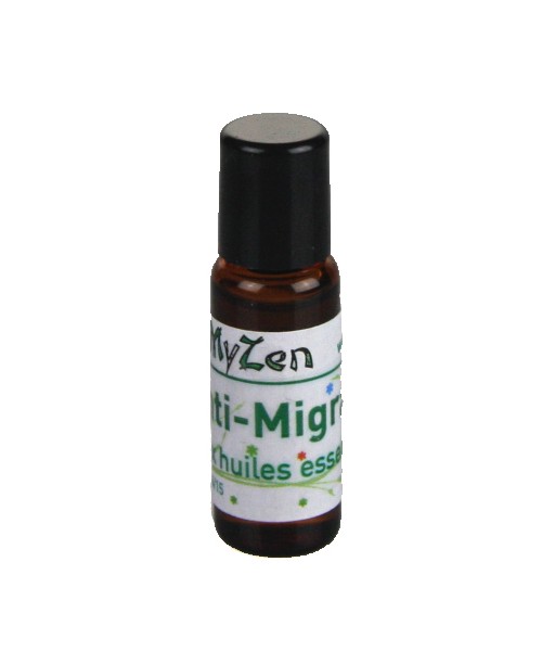 Roll-on anti-migraines aux huiles essentielles